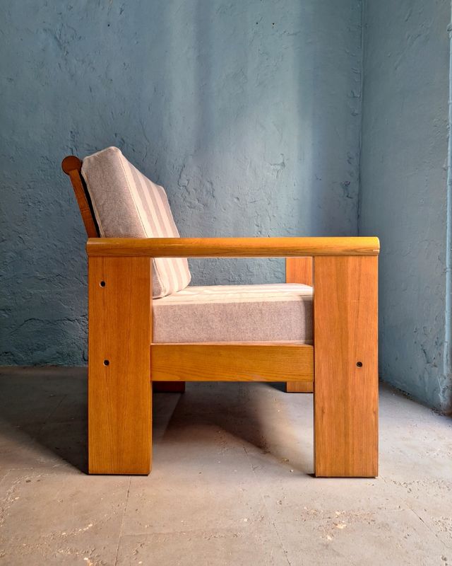 Poltrona in frassino massello - Vintage anni '70