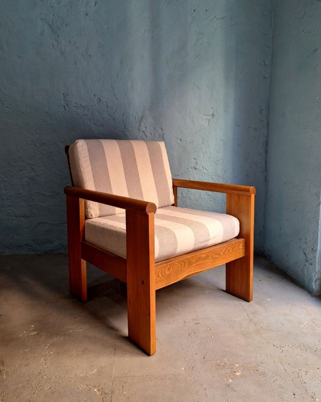 Poltrona in frassino massello - Vintage anni '70