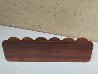 Portapipe porta-pipe legno massello 6 spazi
