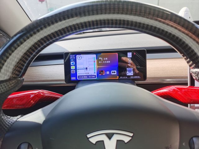 Pantalla frontal v3 pro para tesla con cámara 