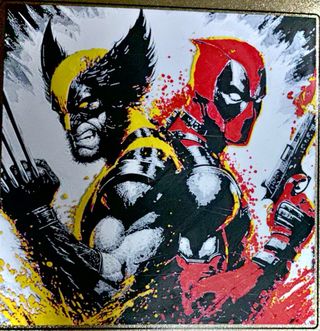 Cuadro deadpool vs lobezno
