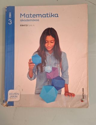 Matematika akademikoa 3DBH Santillana