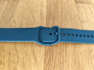 Pulseira relógio silicone 20mm azul