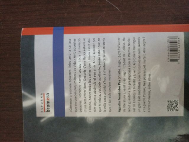 Cartes d'hivern. Novela juvenil