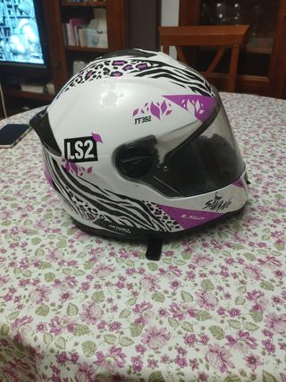 Casco moto mujer