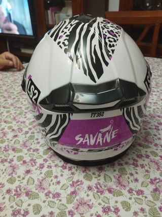 Casco moto mujer