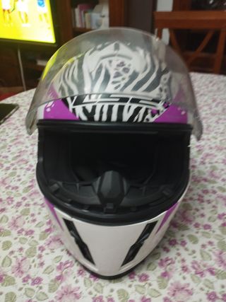 Casco moto mujer