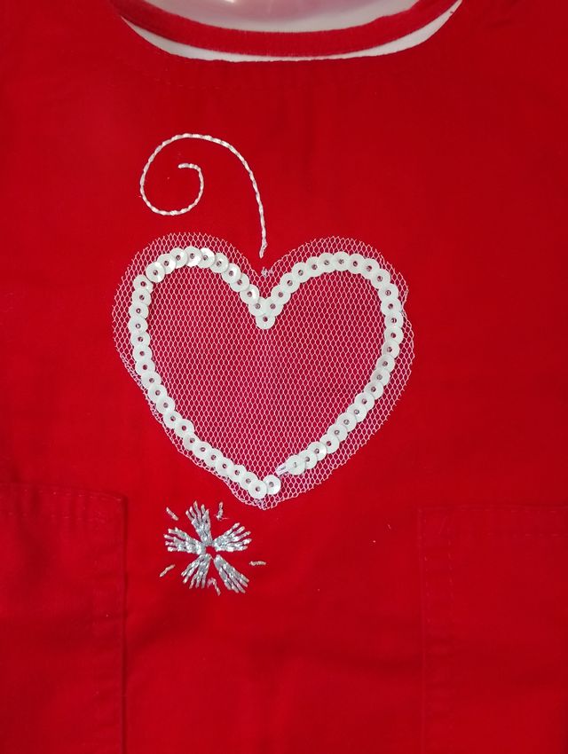 Completo maglietta + abito 9 mesi