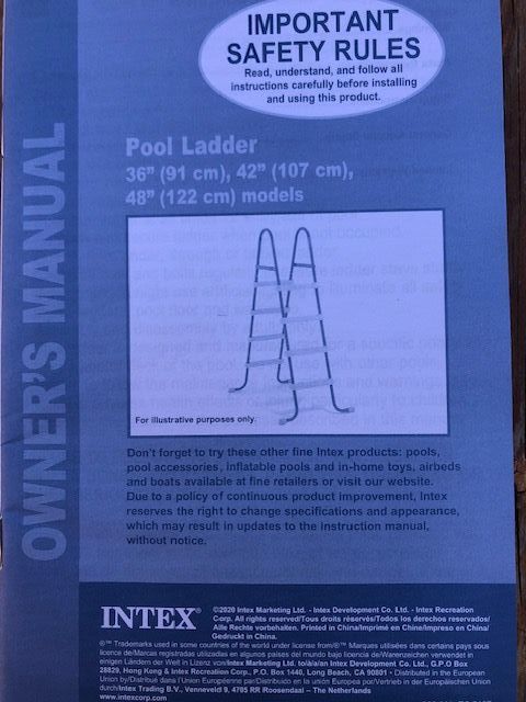 Escalera Piscina INTEX