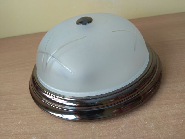 Plafon / aplique cristal circular techo