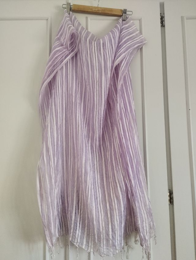 Foulard tonos malvas