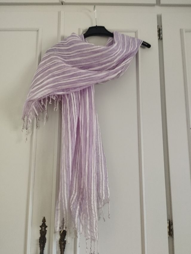 Foulard tonos malvas