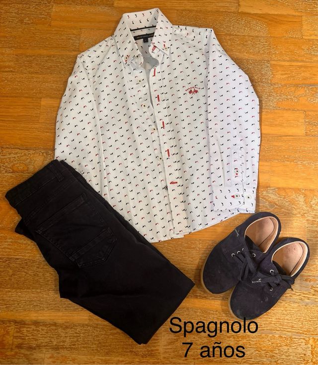 Conjunto Spagnolo 7 años zapatos 30
