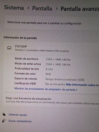 FY27QHP Monitor rosa de 27 pulgadas #280134