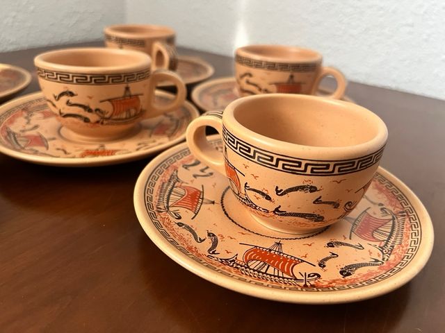 Juego de cafe Griego