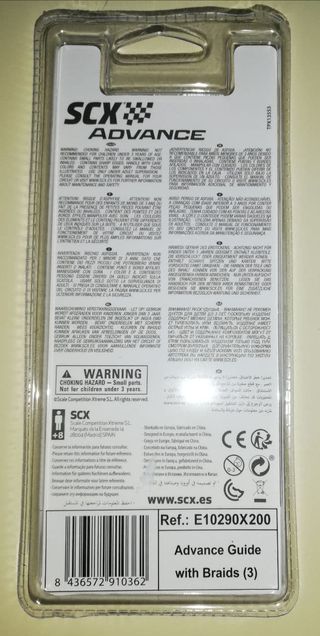 Scalextric Advance 3 guías A.R.S. completas
