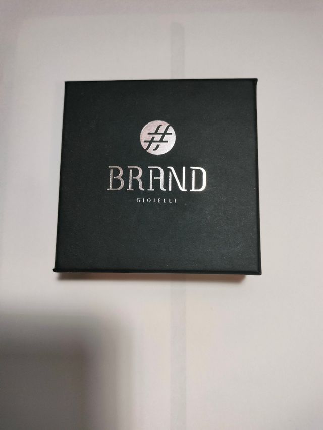 collana brand uomo catena nera