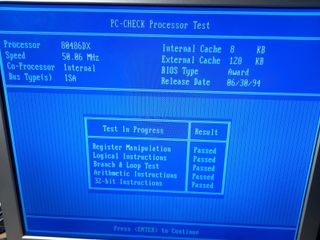 Procesador Intel overdrive 486 DX2ODP50