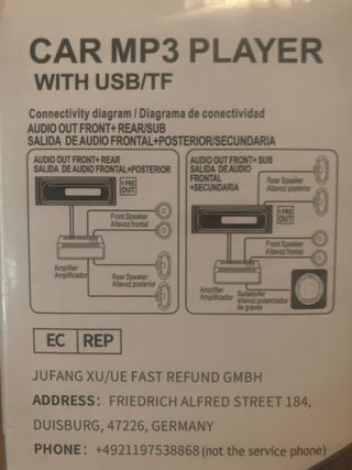 Car MP3 Player_Radio para coche