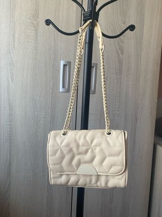 Bolso crema pull