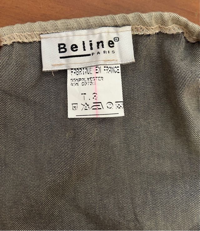 Falda  Beline Paris algodon y poliester  midi