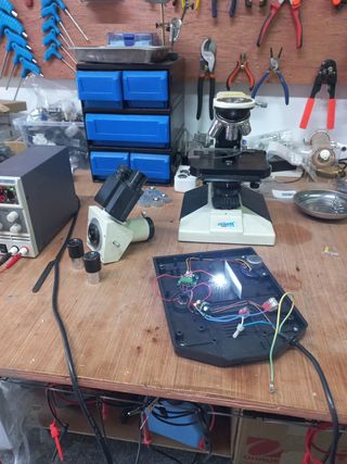 Reparación de microscopios