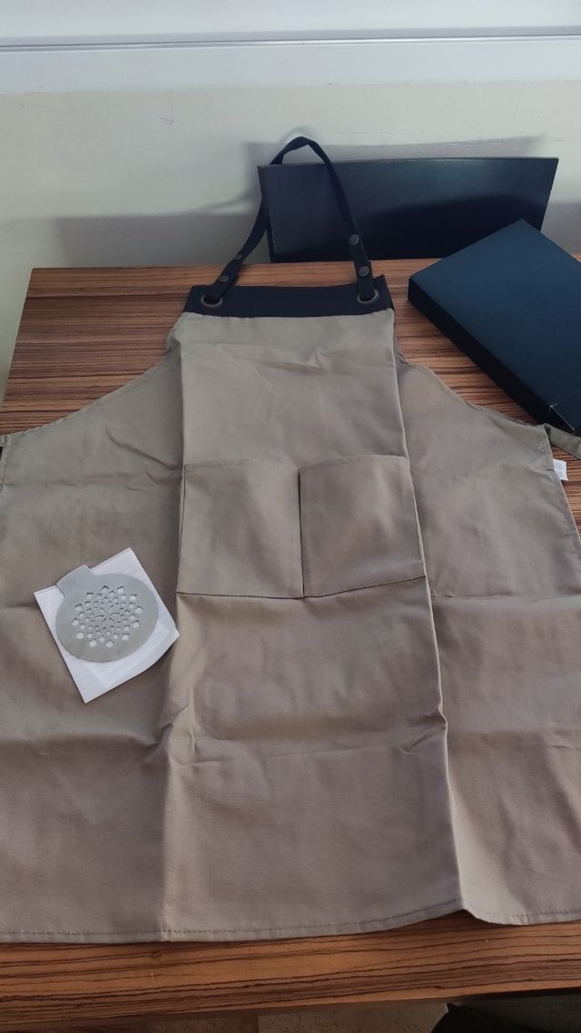 Delantal y plantilla Nespresso