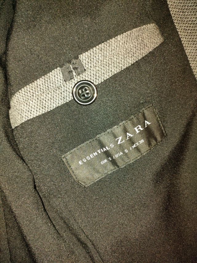 Americana / Blazer Gris ZARA Talla S