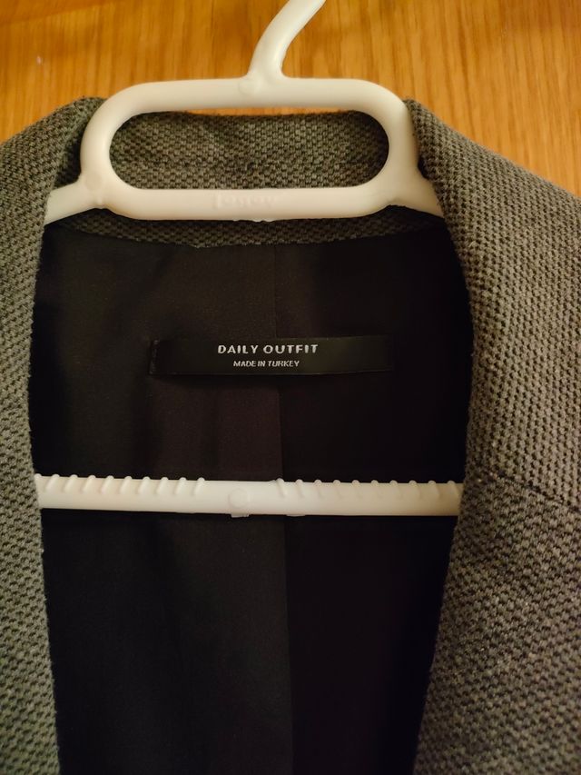 Americana / Blazer Gris ZARA Talla S