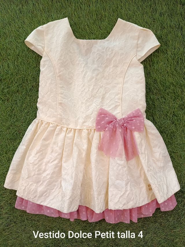 Vestido Dolce Petit. Talla 4