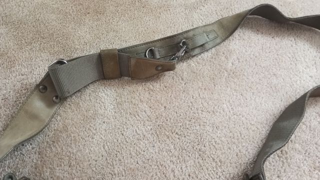 Bolso hombro piel okapi color kaki