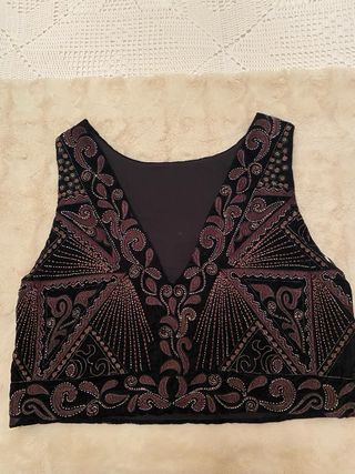 Top Zara de mujer de pedreria  nuevo