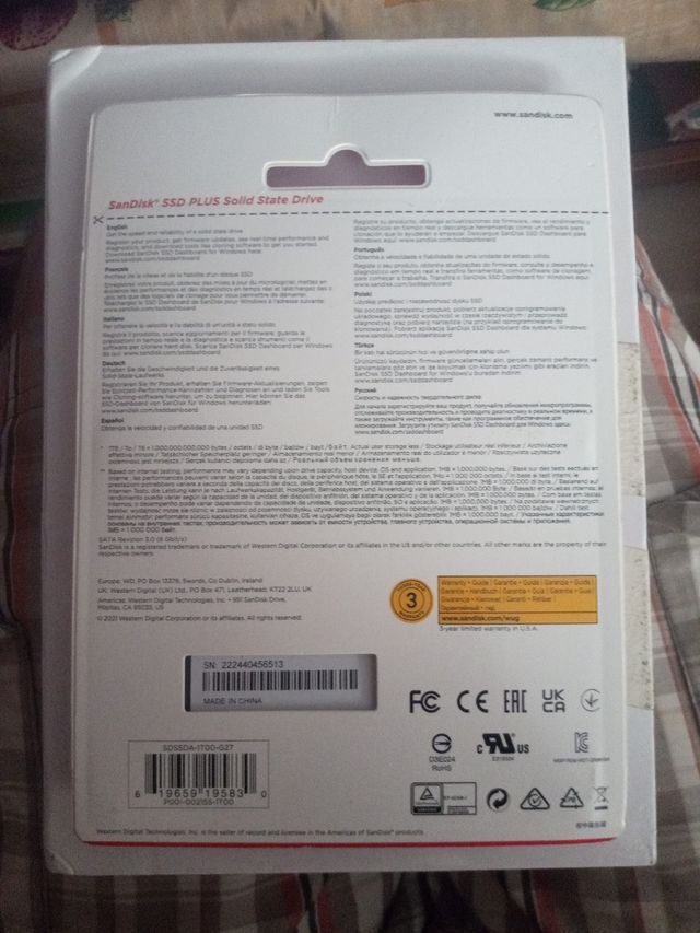 SSD SanDisk SSD Plus 1TB 