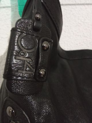 Bolso de piel negro 