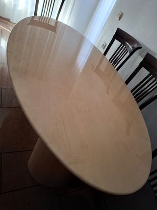 Mesa comedor mármol travertino 