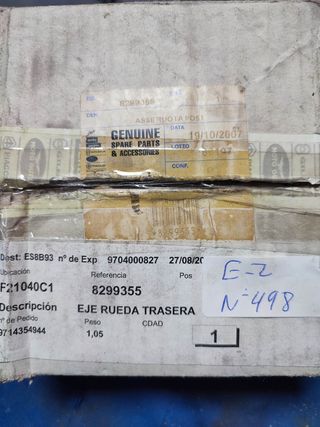 Vespa primavera, eje rueda trasera