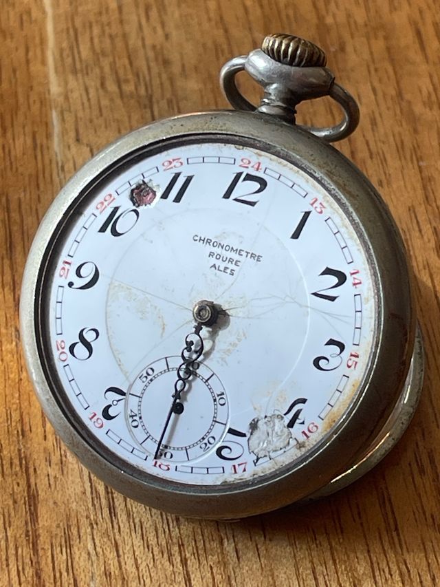 Antiguo reloj de bolsillo, 1910  ROURE ALES