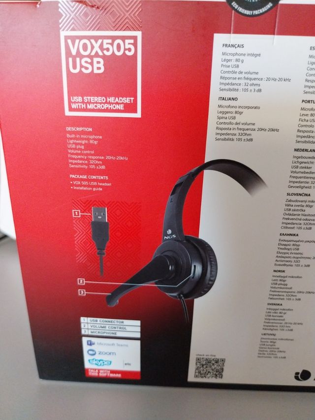 Auriculares con microfono