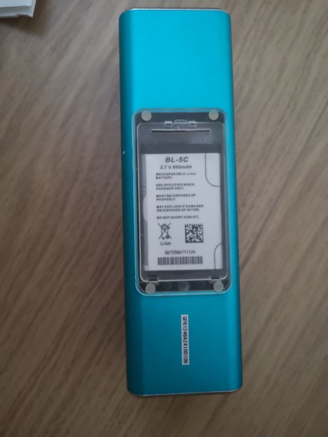 Altavoz Bluetooth turquesa, 17x 5