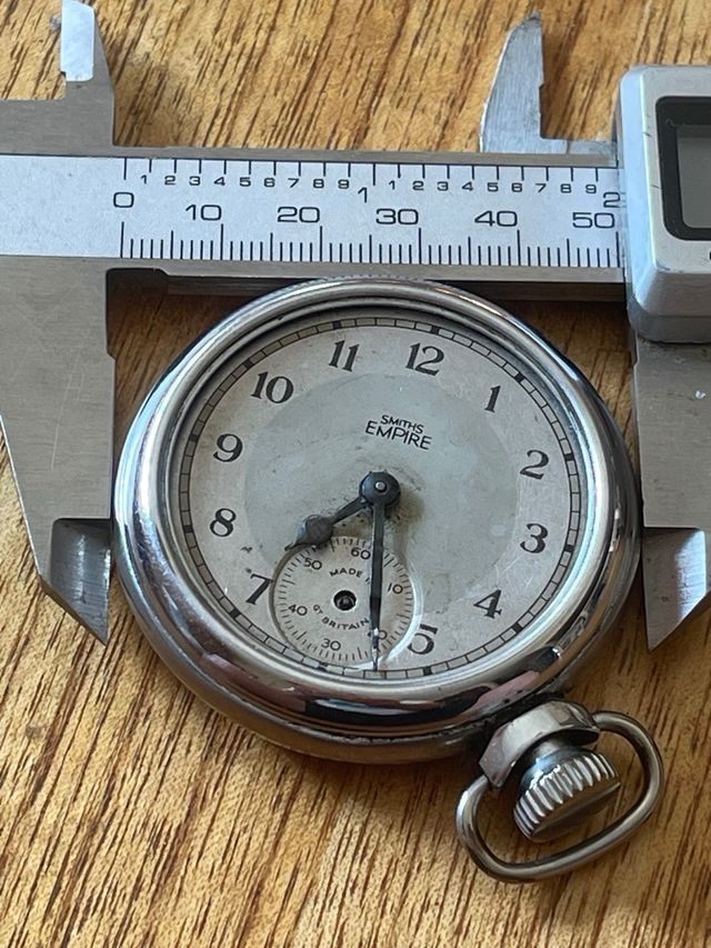 Reloj de bolsillo británico Smiths Empire