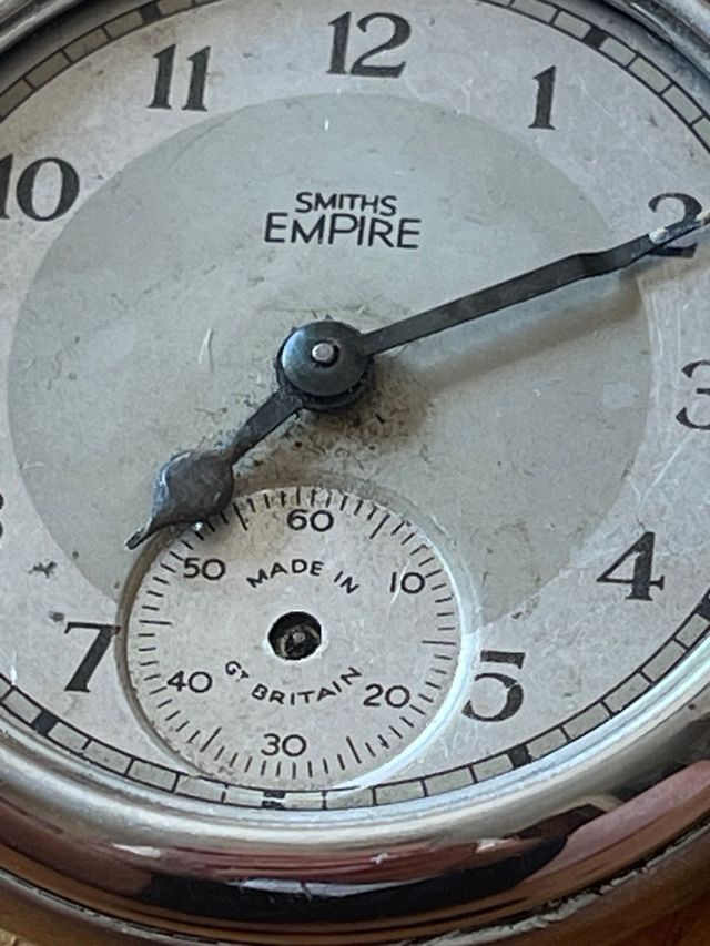 Reloj de bolsillo británico Smiths Empire
