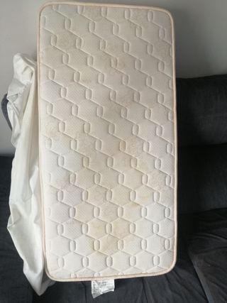 Colchón cuna con funda