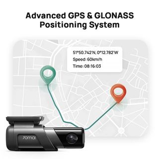 70mai Dash Cam M500 64GB GPS - Cámara para coche