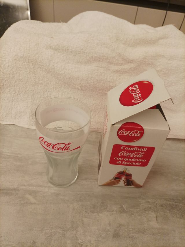 Coca Cola, bicchiere stella 