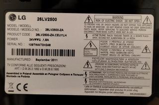 Televisor LG 26LV500-ZA