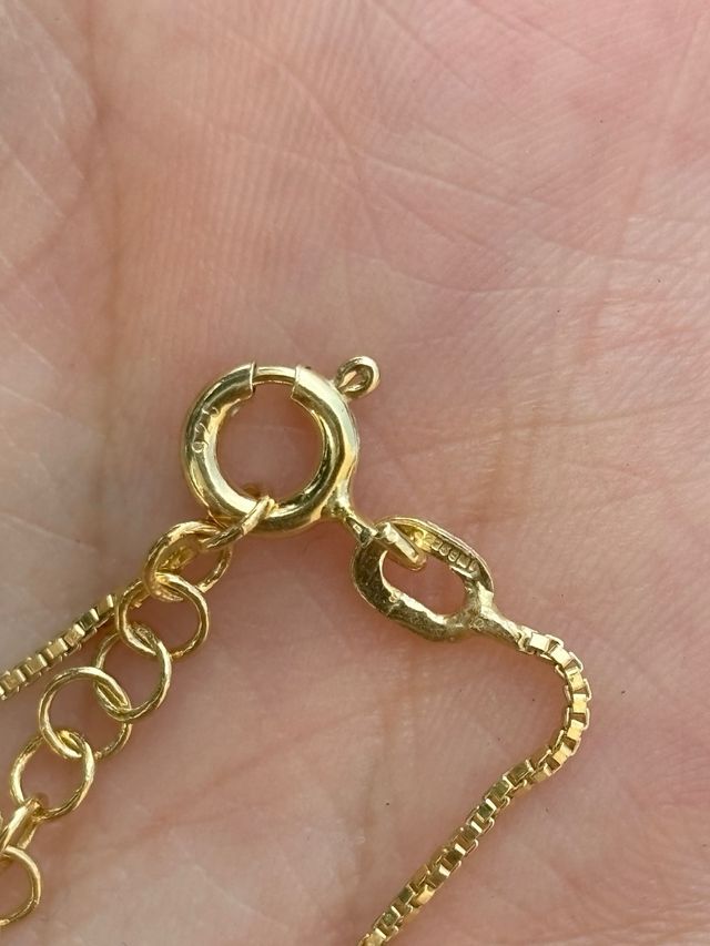 Braccialetto veneziana argento 925 placcato oro