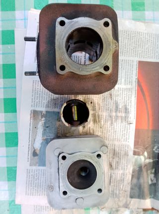 Gruppo termico scarabeo 2 tempi piaggio