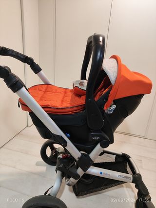 Saco de carrito bebe Rosa. marca pasito a pasito 