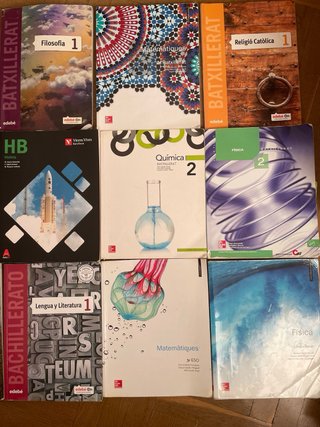 Libros batxillerat/bachillerato a 5€