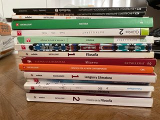 Libros batxillerat/bachillerato a 5€